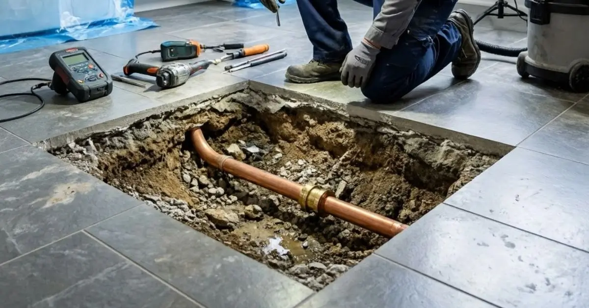 slab leak repair