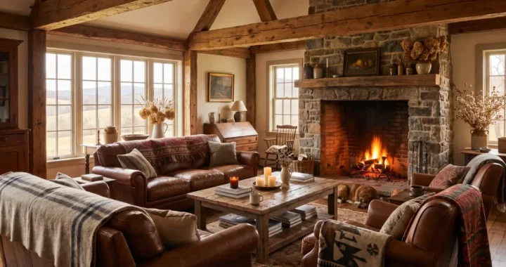 Rustic Warm Farmhouse Living Room: Decor Guide 2026
