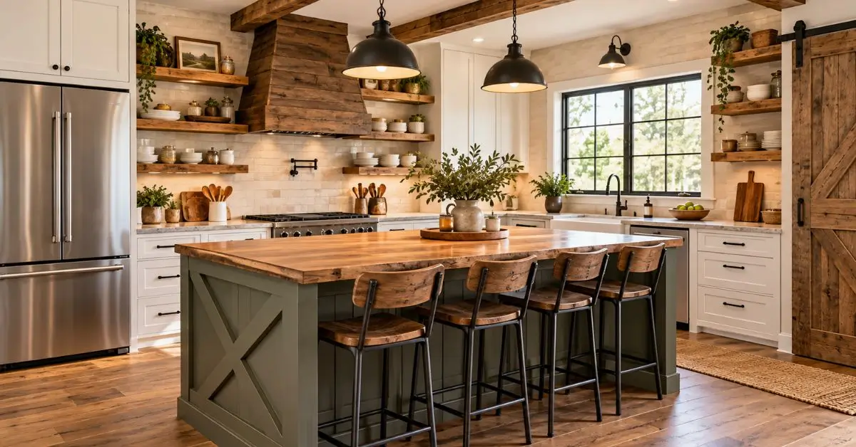 Farmhouse Modern Rustic Kitchen